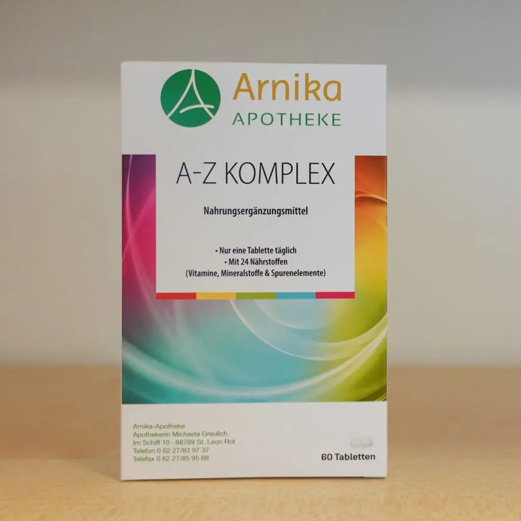 A-Z Komplex Arnika Eigenmarke Nahrungsergänzung